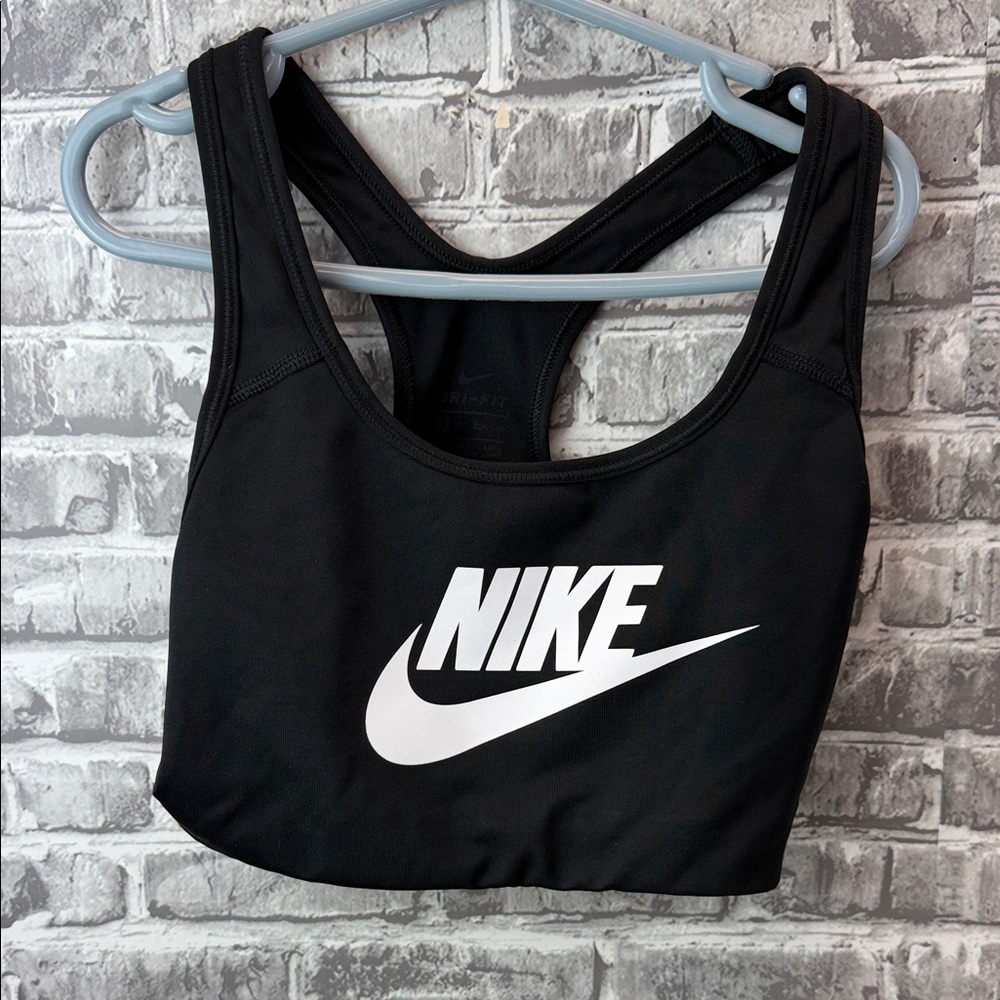 Nike Black and White Sports Bra
